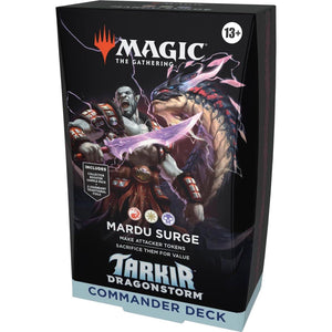 Magic: The Gathering Dragonstorm Commander Deck Mardu Surge Prebuilt Strategy Deck for MTG Fans