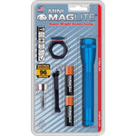 Maglite Mini Incandescent 2-Cell AA Flashlight Combo, Blue,038739060590
