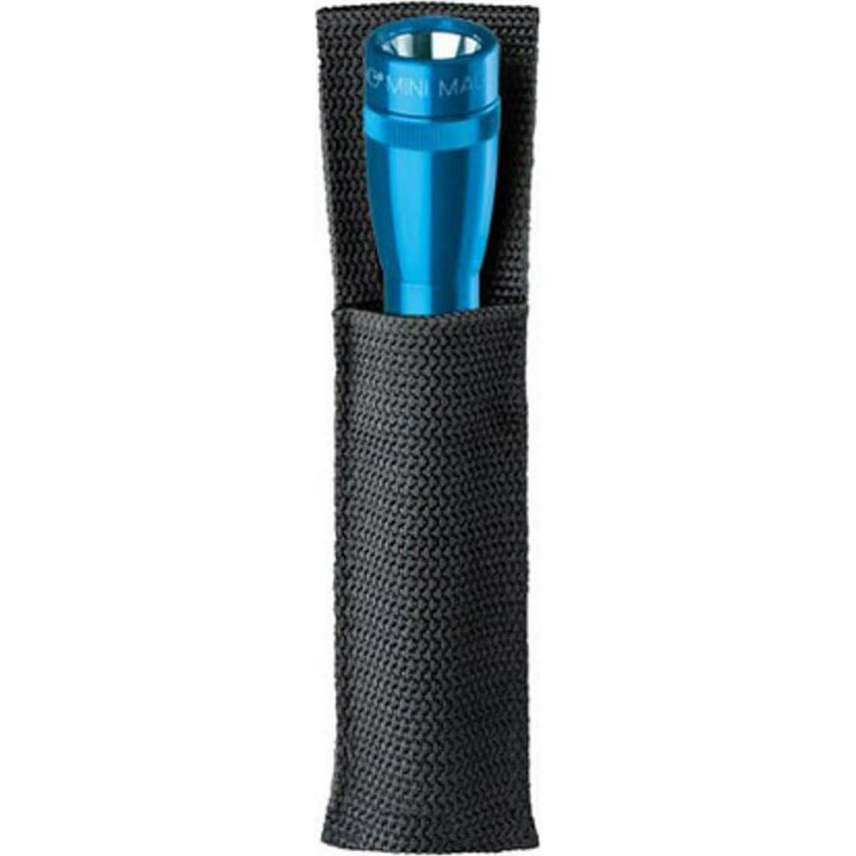 Maglite Mini Incandescent 2-Cell AA Flashlight With Holster, Blue,013588054082