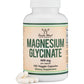 Double Wood Supplements Magnesium Glycinate 400mg, 180 Capsules (Vegan Safe, Third Party Tested, Gluten Free, Non-GMO) High Absorption Magnesium By Double Wood Supplements