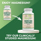Double Wood Supplements Magnesium Glycinate 400mg, 180 Capsules (Vegan Safe, Third Party Tested, Gluten Free, Non-GMO) High Absorption Magnesium By Double Wood Supplements
