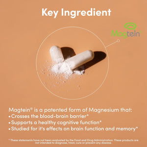 Double Wood Supplements Magnesium L-Threonate Capsules, Magtein, High Absorption Supplement for Sleep & Cognitive Function Support, 2000mg, 100 Capsules