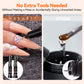 Makartt Makartt Nail Rhinestone Glue Gel, Upgrade Gel Nail Glue With Brush Pen Tip Super Strong Adhesive Precise For Nail Charms Crystals Rhinestone Beads Flower 3D Decorations 8ml*2