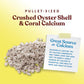 Manna Pro crushed oyster shell 5 lb calcium supplement for laying hens supports strong eggshells backyard poultry feed