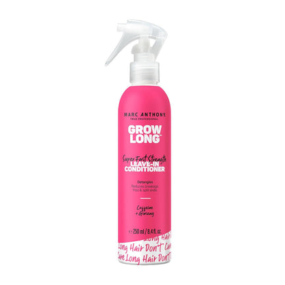 Marc Anthony Leave-In Conditioner Spray And Detangler, Grow Long Biotin - Anti-Frizz Deep Conditioner For Split Ends And Breakage - Vitamin E, Caffeine And Ginseng For Curly, Dry And Damaged Hair,