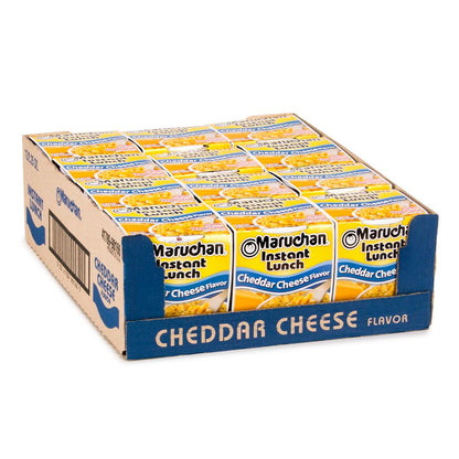 Maruchan Instant Lunch Cheddar Cheese Ramen Noodle Soup, Microwaveable, 225 oz, 12 Count, Quick & Easy Meal