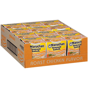 Maruchan Instant Lunch, Roast Chicken Flavor, Microwaveable Ramen Soup, 225oz, 12 Count