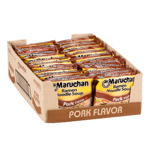 Maruchan Maruchan Ramen Pork, Instant Ramen Noodles, Ready To Eat Meals, 24 Count