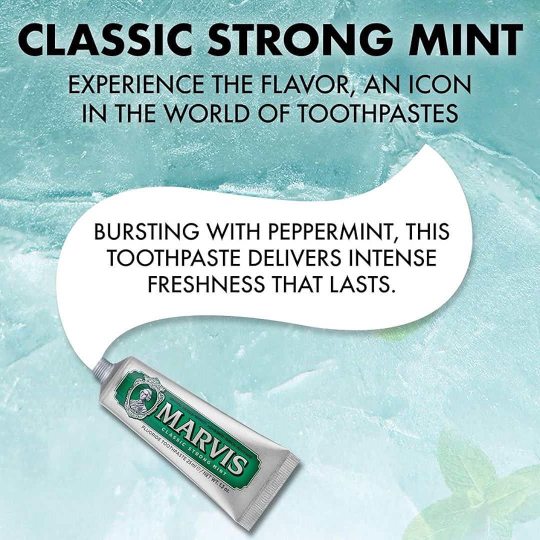 Marvis Classic Strong Mint Toothpaste,8004395111305