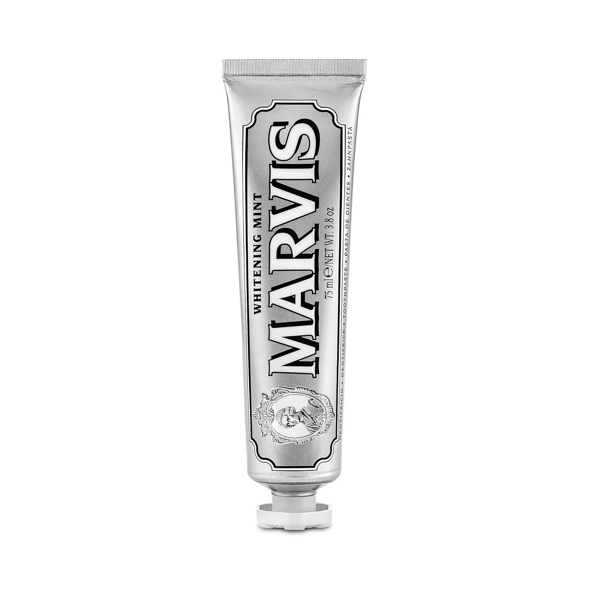 Marvis Whitening Mint Toothpaste, 38 oz, Refreshing Mint Flavor for Clean Teeth & Whiter Smile