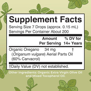 MaryRuth Organics MaryRuth Organics Oregano Oil Drops | 6 Month Supply | USDA Organic Oil Of Oregano Liquid | Herbal Blend For Immune Support | Digestive Health | Overall Health | Vegan | Sugar Free | Non-GMO | 1 Fl Oz