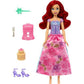 Mattel Disney Princess Ariel Fashion Doll Set with 11 Surprises Stickers Accessories and Scene Play