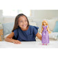 Mattel Disney Princess Toys, Rapunzel Fashion Doll, Sparkling Look With Blonde Hair, Blue Eyes And Tiara Accessory, Inspired By The Movie Tangled,
