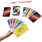 Mattel Giant UNO Card Game Oversized 108 Cards Family Game for Kids Ages 7 and Up with Instructions Included