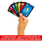 UNO Show 'Em No Mercy Card Game with Storage Tin, Tougher Rules, Extra Cards, Kids & Adults, Amazon Exclusive