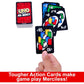 UNO Show 'Em No Mercy Card Game with Storage Tin, Tougher Rules, Extra Cards, Kids & Adults, Amazon Exclusive