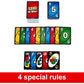 UNO Show 'Em No Mercy Card Game with Storage Tin, Tougher Rules, Extra Cards, Kids & Adults, Amazon Exclusive
