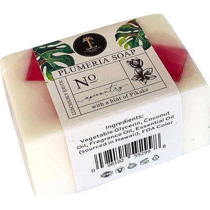 Island Essence Maui Organics Hawaiian Confetti Soap, Plumeria Passion Scent