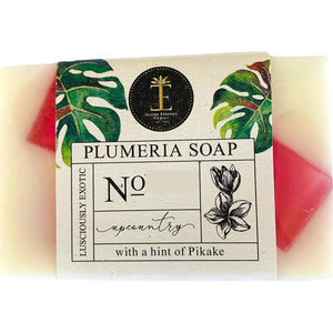 Island Essence Maui Organics Hawaiian Confetti Soap, Plumeria Passion Scent
