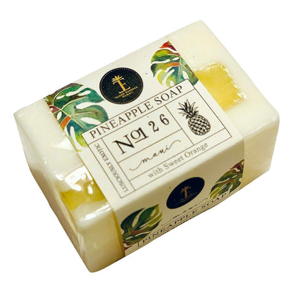 Island Essence Maui Organics Hawaiian Bath Soap, Maui Pineapple Scent, Confetti Soap
