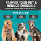 Maxpower Planet Double Sided Undercoat Rake Shedding Brush for Dogs and Cats Reduces Shedding by 95 Percent