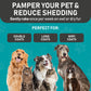 MaxpowerPlanet Pet Grooming Rake, Double-Sided Deshedding Tool for Long-Hair Dogs & Cats, Reduces Shedding