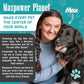 MaxpowerPlanet Pet Grooming Rake, Double-Sided Deshedding Tool for Long-Hair Dogs & Cats, Reduces Shedding