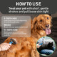 MaxpowerPlanet Pet Grooming Rake, Double-Sided Deshedding Tool for Long-Hair Dogs & Cats, Reduces Shedding