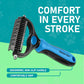 MaxpowerPlanet Pet Grooming Rake, Double-Sided Deshedding Tool for Long-Hair Dogs & Cats, Reduces Shedding