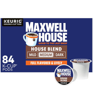 MAXWELL HOUSE Maxwell House House Blend Medium Roast K-Cup Coffee Pods, 84 Ct Box