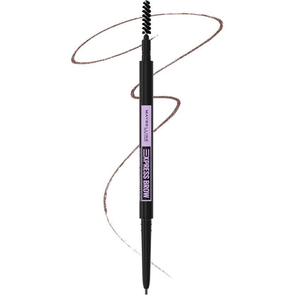 MAYBELLINE Maybelline Express Brow Ultra Slim Eyebrow Makeup, Brow Pencil With Precision Tip And Spoolie For Defined Eyebrows, Medium Brown, 1 Count