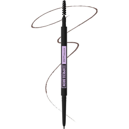 MAYBELLINE Maybelline Express Brow Ultra Slim Eyebrow Makeup, Brow Pencil With Precision Tip And Spoolie For Defined Eyebrows, Deep Brown, 1 Count