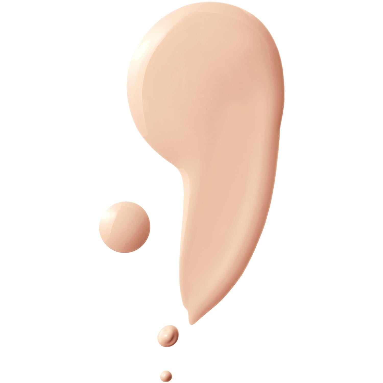 Maybelline Fit Me Foundation, Medium Coverage, Blendable With A Matte And Poreless Finish, For Normal To Oily Skin, Shade: 124 Soft Sand, 30ml,