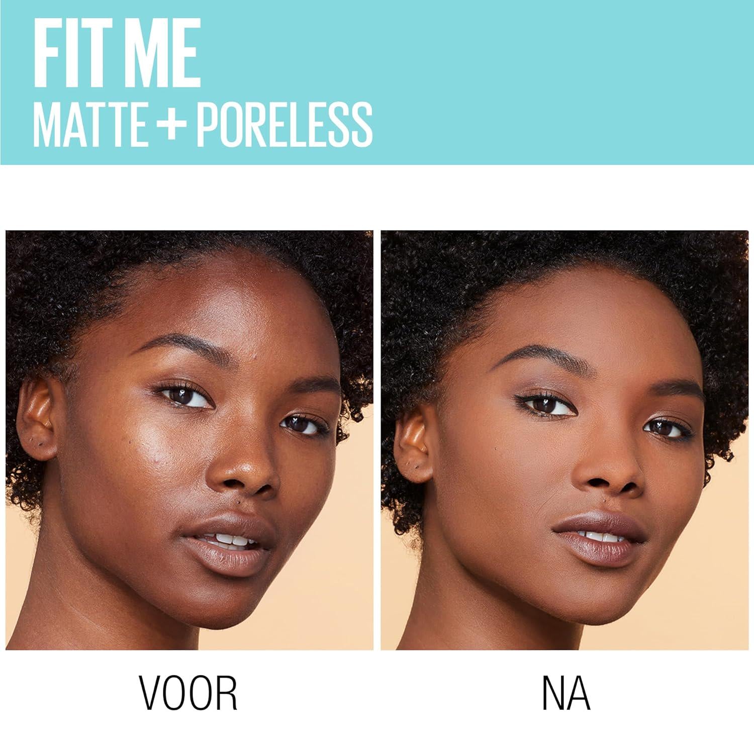 Maybelline Fit Me Foundation, Medium Coverage, Blendable With A Matte And Poreless Finish, For Normal To Oily Skin, Shade: 365 Espresso, 30ml,