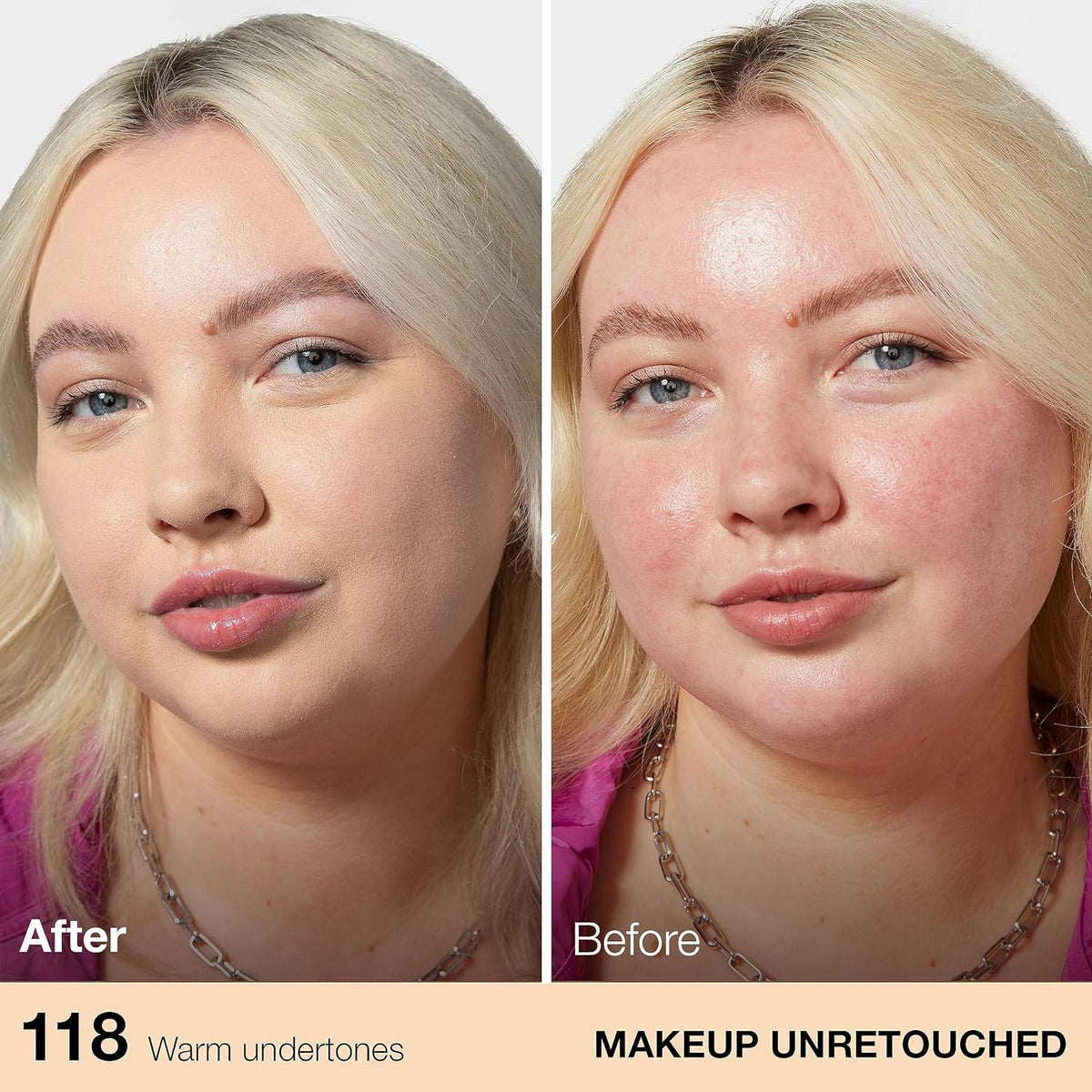 Maybelline Fit Me Matte + Poreless Liquid Oil-Free Foundation Makeup, Light Beige, 1 Count (Packaging May Vary),