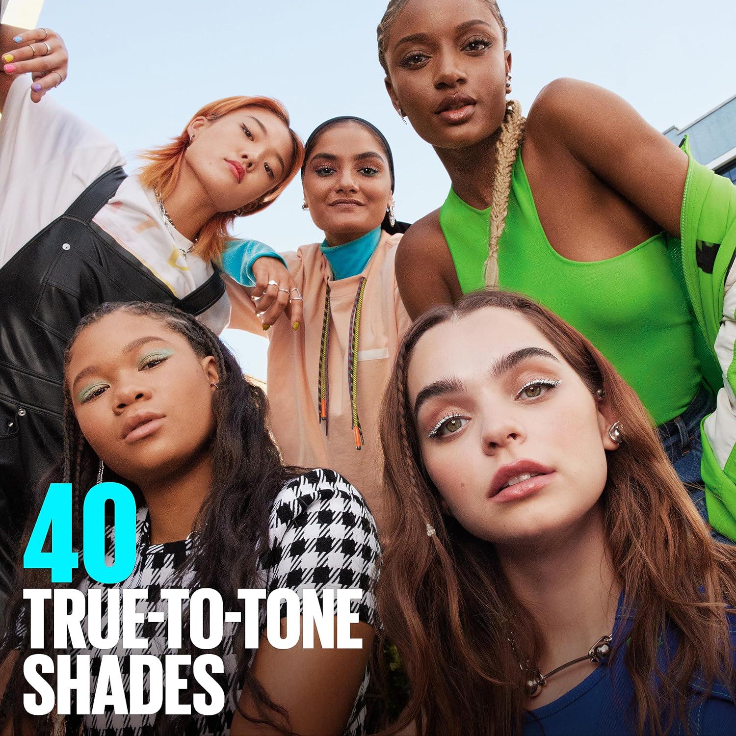 Maybelline Fit Me Matte + Poreless Liquid Oil-Free Foundation Makeup, Classic Ivory, 1 Count (Packaging May Vary),