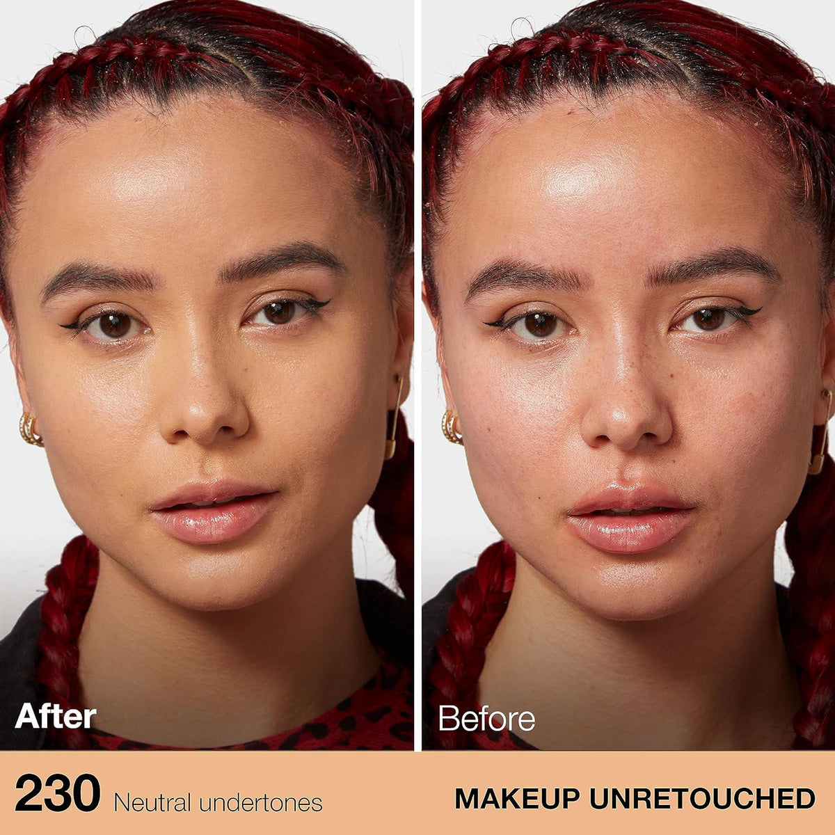 Maybelline Fit Me Matte + Poreless Liquid Oil-Free Foundation Makeup, Natural Buff, 1 Count (Packaging May Vary),