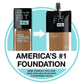 Maybelline Fit Me Matte + Poreless Liquid Foundation Makeup, Ivory, 2 COUNT Oil-Free Foundation,
