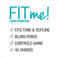 Maybelline Fit Me Matte + Poreless Liquid Foundation Makeup, Ivory, 2 COUNT Oil-Free Foundation,