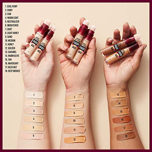 Maybelline Instant Age Rewind Eraser Dark Circles Treatment Multi-Use Concealer, 146.5, 1 Count (Packaging May Vary),