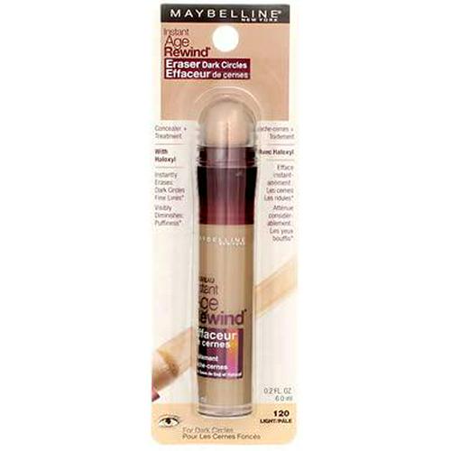Maybelline Instant Age Rewind Eraser Dark Circles Treatment Concealer, Light 0.2 Oz (Pack Of 2),
