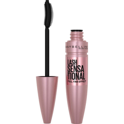 MAYBELLINE Maybelline Lash Sensational Washable Mascara, Lengthening And Volumizing For A Full Fan Effect, Brownish Black, 1 Count