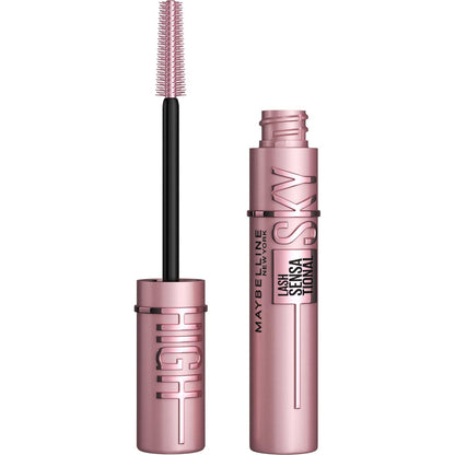 MAYBELLINE Maybelline Lash Sensational Sky High Washable Mascara Makeup, Volumizing, Lengthening, Defining, Curling, Multiplying, Buildable Formula, Blackest Black, 1 Count