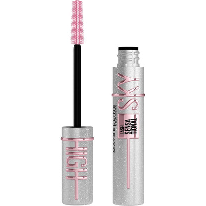 MAYBELLINE Maybelline Lash Sensational Sky High Glitter Mascara, Diamond Effect Eye Makeup For Lashes And Brows, Washable, Space Diamond, 1 Count