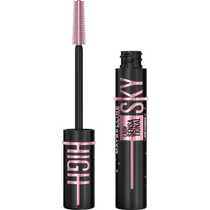 MAYBELLINE Maybelline Lash Sensational Sky High Washable Mascara Makeup, Volumizing, Lengthening, Defining, Curling, Multiplying, Buildable Formula, Cosmic Black, 1 Count