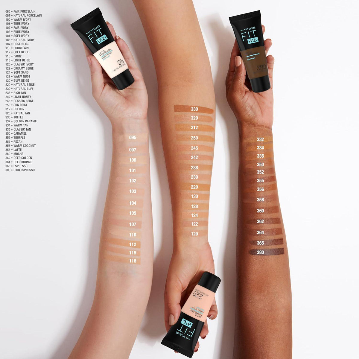 Maybelline New York Fit Me Matte And Poreless Foundation 350 Caramel 30ml,