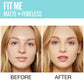 Maybelline New York Fit Me Matte + Poreless Liquid Oil-Free Foundation Makeup, 112 Natural Ivory, 1 Fl Oz X 2 Count,