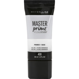 Maybelline Master Prime Primer, 1 fl oz, Blur + Pore Minimize, Lightweight Face Makeup Base for Smooth Look