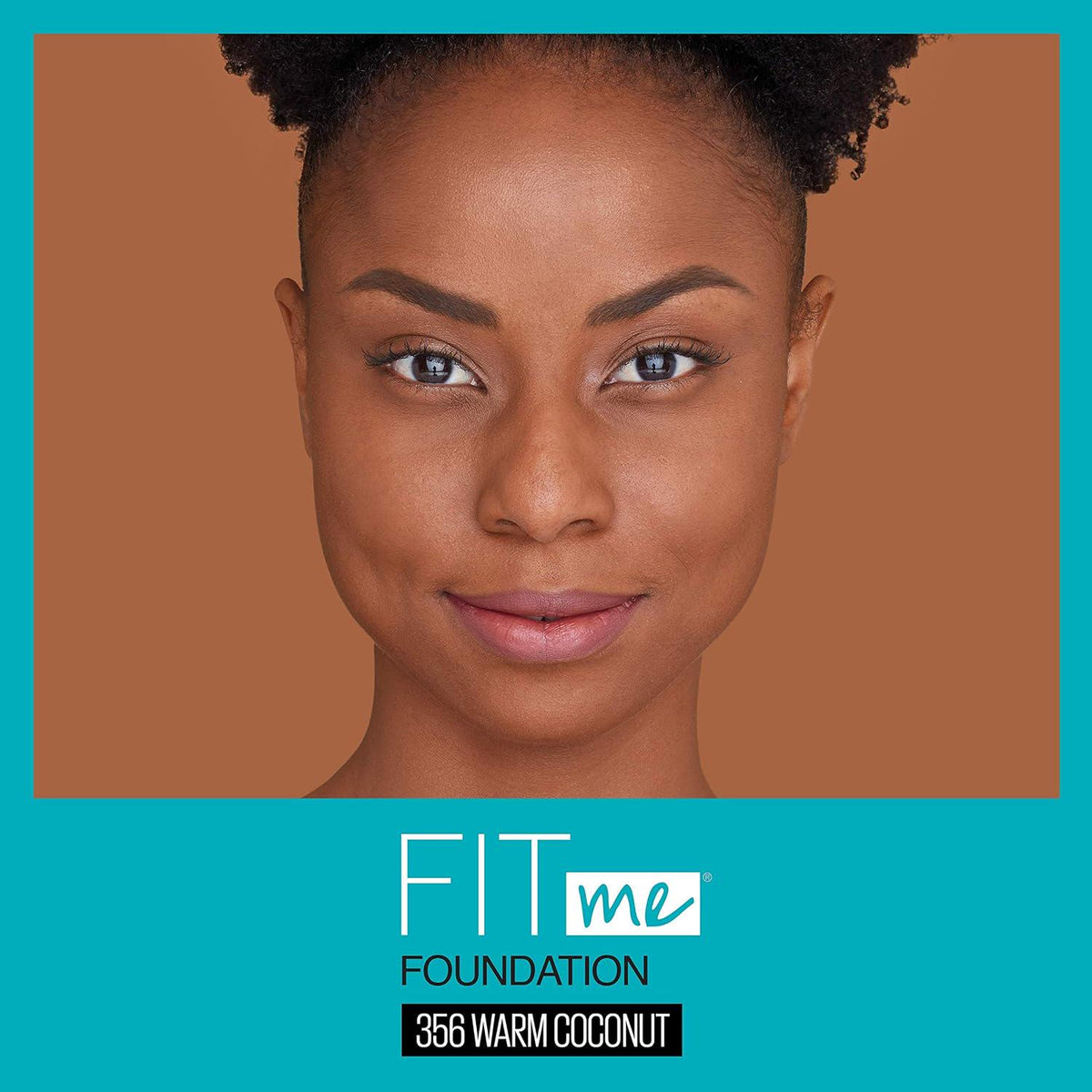 Maybelline New York Fit Me Matte + Poreless Liquid Foundation, Pouch Format, 356 Warm Coconut, 1.3 Ounce,