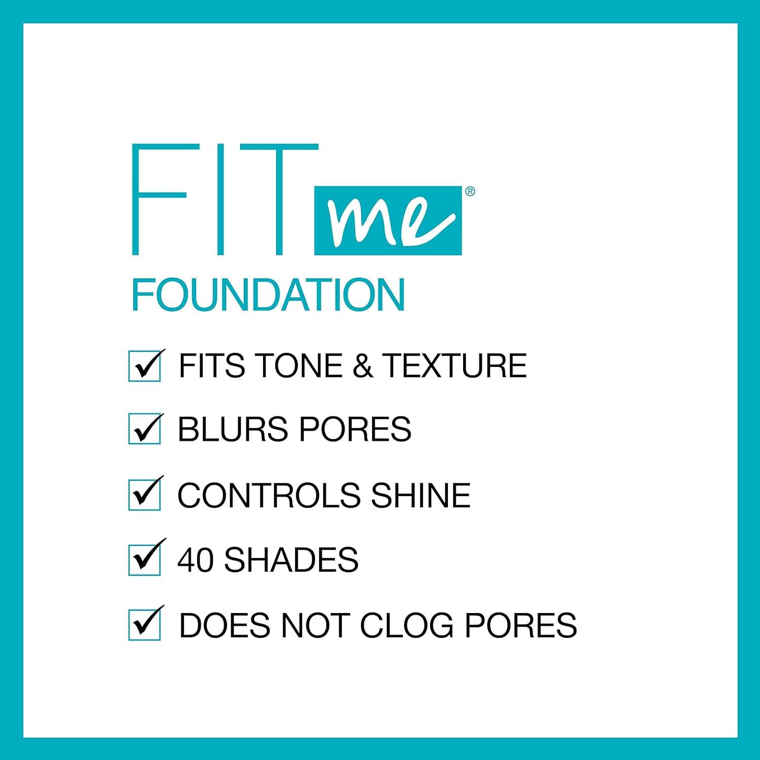 Maybelline New York Fit Me Matte + Poreless Liquid Foundation, Pouch Format, 230 Natural Buff, 1.3 Ounce,
